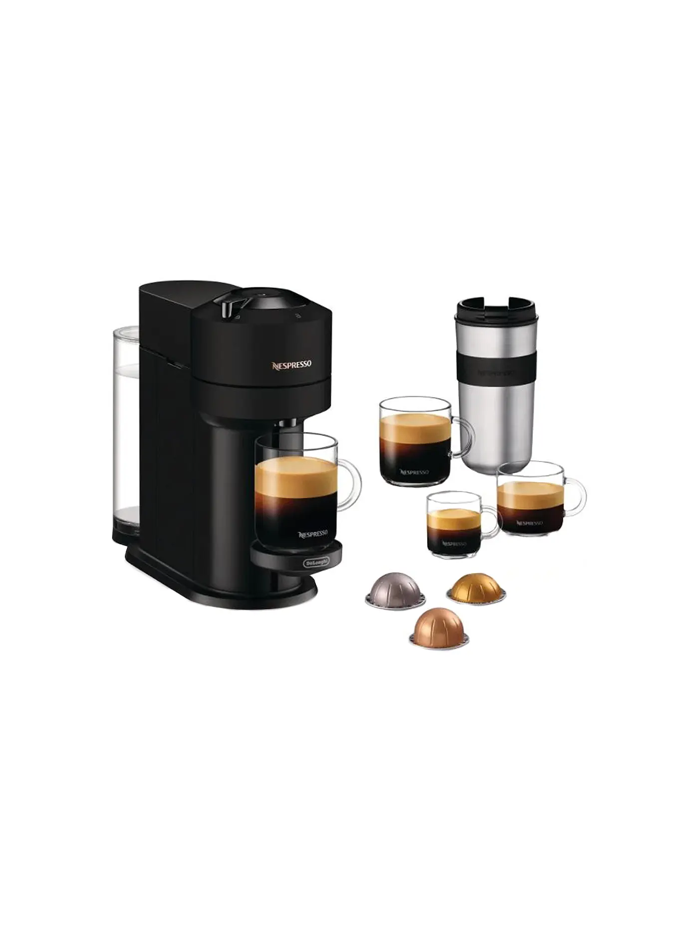 DELONGHI | Nespresso Kaffeemaschine Vertou Next System (Schwarz) | 